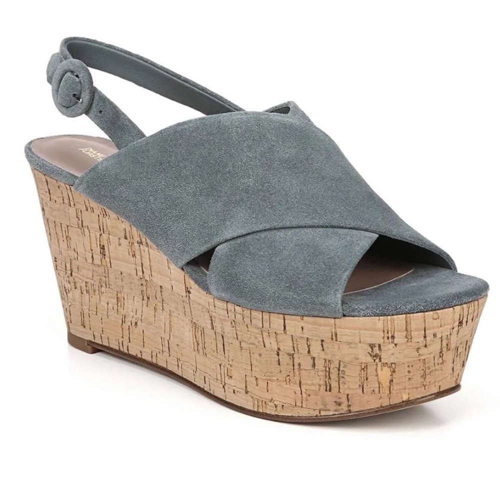 COPY - NWOT Diane von Furstenberg Cork and Suede Wedges